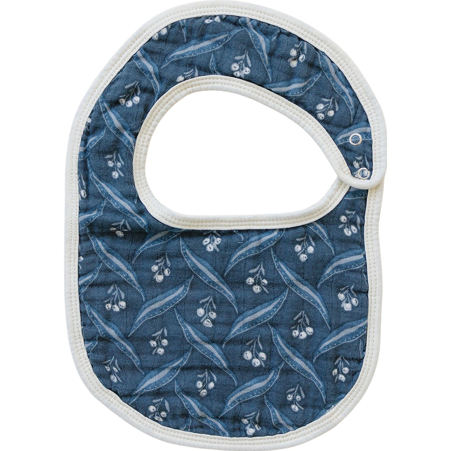 Navy Berry Classic Muslin Bib - Bib, Creative arts, Baby & Toddler Clothing, Sailboat, Pattern | Everetts Place