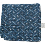 Navy Berry Muslin Burp Cloth - Blue, Linens, Creative arts, Motif, Silk | Everetts Place