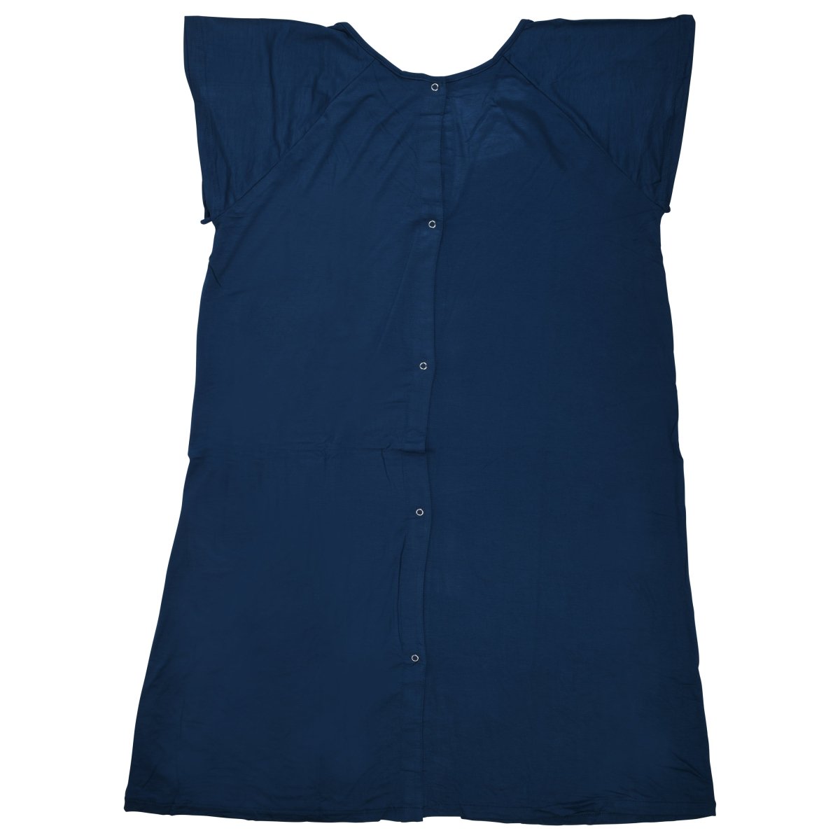 Three Little Tots Navy Blue Mommy Labor and Delivery Nursing Hospital Gown - 