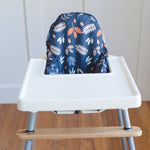 Little Joy Co. Navy Leaves IKEA Antilop Cushion Cover - 
