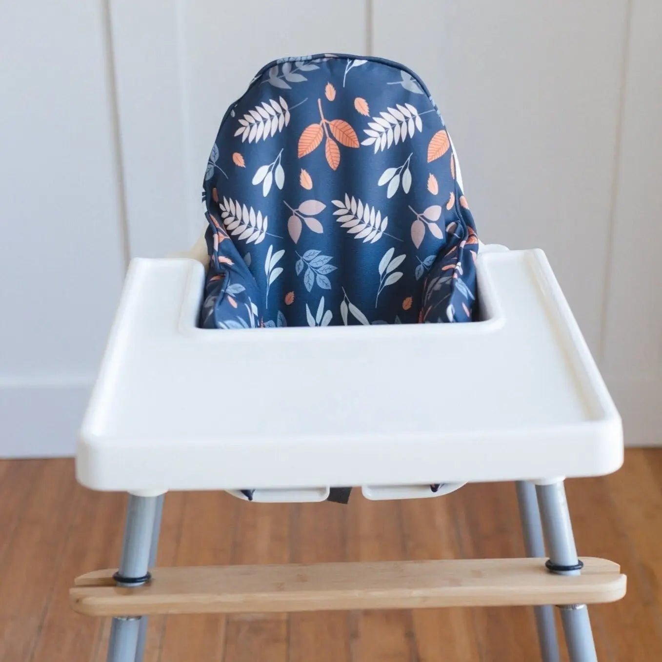 Little Joy Co. Navy Leaves IKEA Antilop Cushion Cover - 