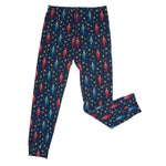 Sweet Bamboo Navy Nutcracker Big Kid Pajama - 