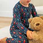 Sweet Bamboo Navy Nutcracker Big Kid Pajama - 
