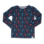 Sweet Bamboo Navy Nutcracker Big Kid Pajama - 