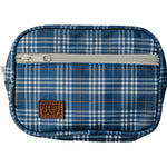 Navy Plaid Mini Fanny Pack - Plaid, Tartan, Silver, Bag | Everetts Place