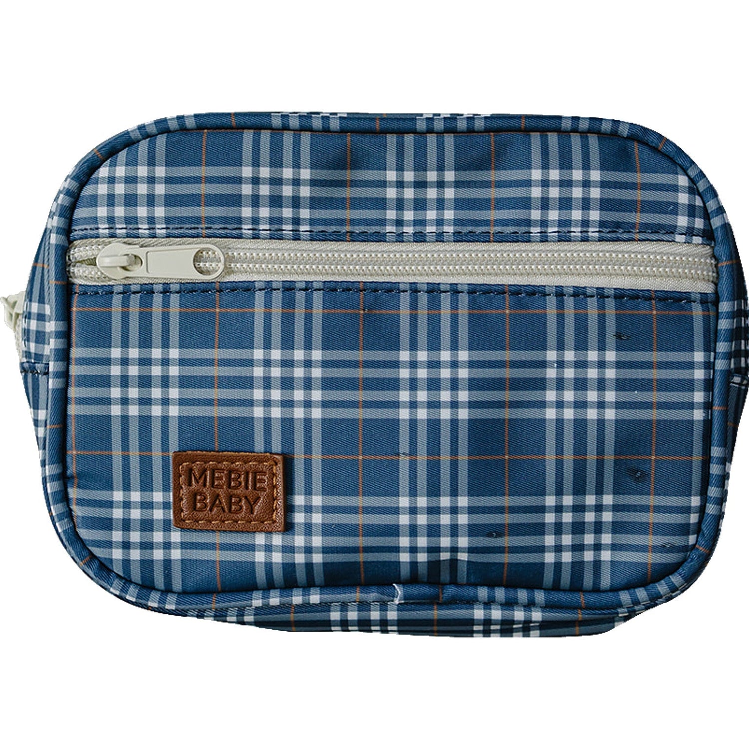 Navy Plaid Mini Fanny Pack - Plaid, Tartan, Silver, Bag | Everetts Place