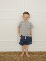 Mebie Baby Navy Pocket Cotton Shorts For Babies And Toddlers By Mebie Baby - 