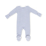 Angel Dear Navy Stripe - 2 Way Zipper Footie - 