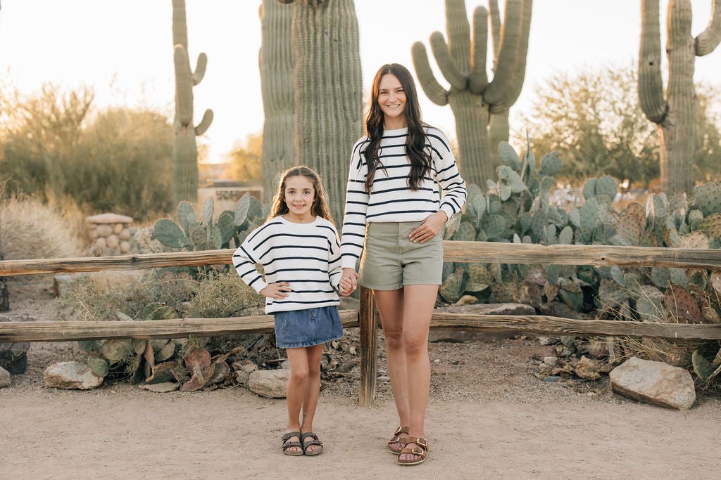 Mebie Baby Navy Stripe Knit Sweater For Baby And Toddler Lightweight Summer Wear - 