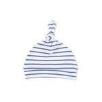 Navy Stripe - Knotted Hat - White, Knit cap, Beanie, Hat | Everetts Place