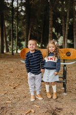 Mebie Baby Navy Stripe Long Sleeve Tee - 