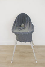Mebie Baby Navy Stripes Ribbed Bamboo Multi - Use Cover - 