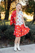 Mila & Rose ® Nebraska Red Herbie Husker Twirl Skort - 