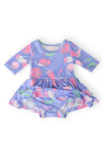Mila & Rose ® Neon Moon 3/4 Sleeve Twirl Bodysuit - 