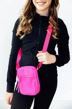 Neon Pink Crossbody Bag - Pink, Luggage & bags, Bag, Strap, Child | Everetts Place