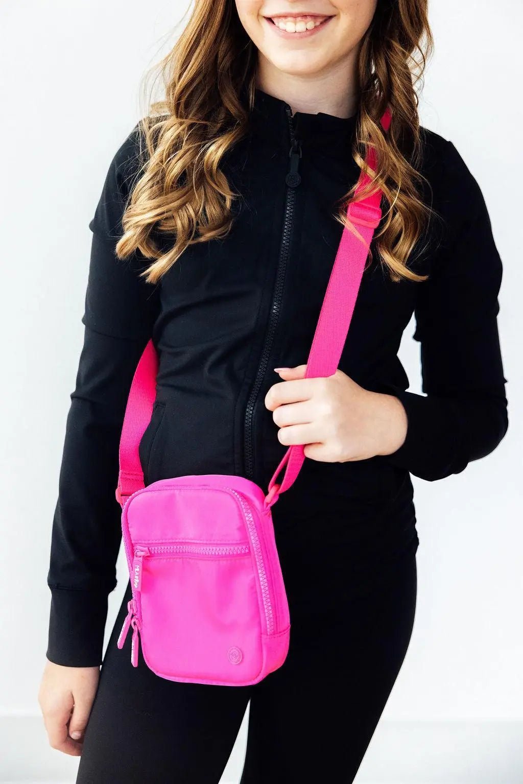 Neon Pink Crossbody Bag - Pink, Luggage & bags, Bag, Strap, Child | Everetts Place