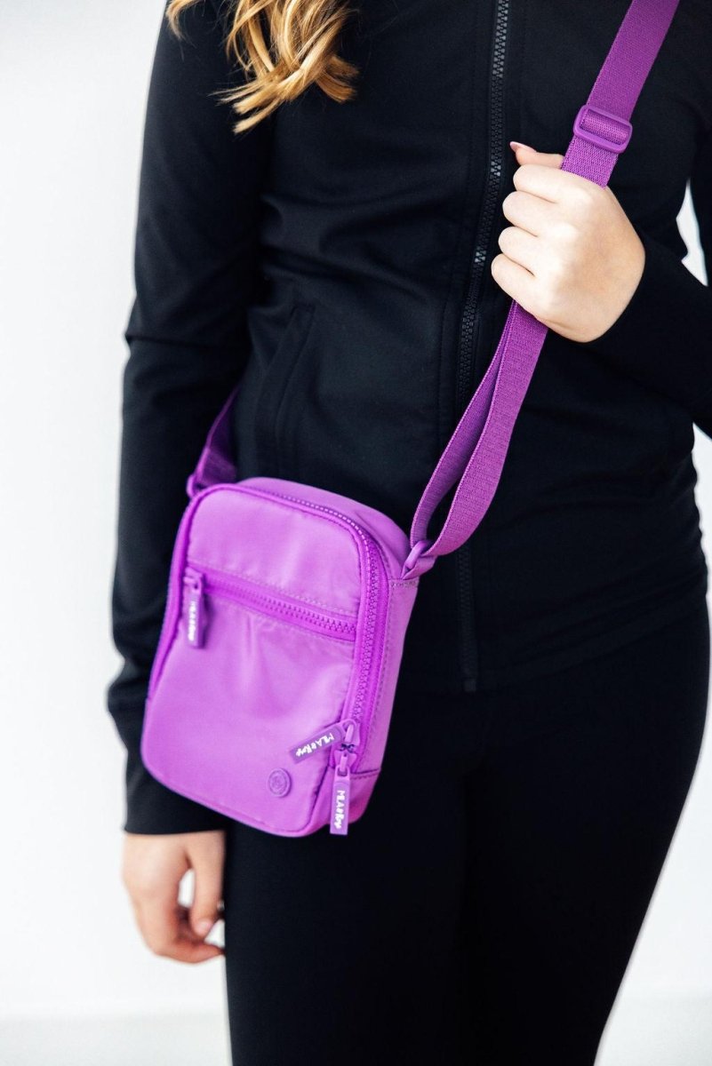 Mila & Rose ® Neon Purple Crossbody Bag - 