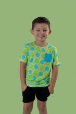 DREAM BIG LITTLE CO NEON SMILES DREAM POCKET TEEEveretts Place