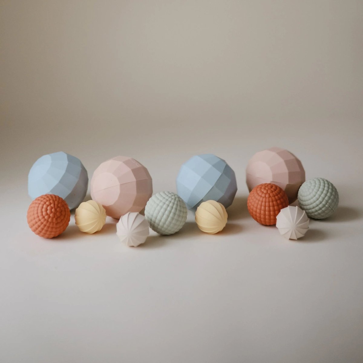 Mushie Nesting Spheres Sensory Toy for Tactile Exploration and Development - Everetts Place Boutique - 