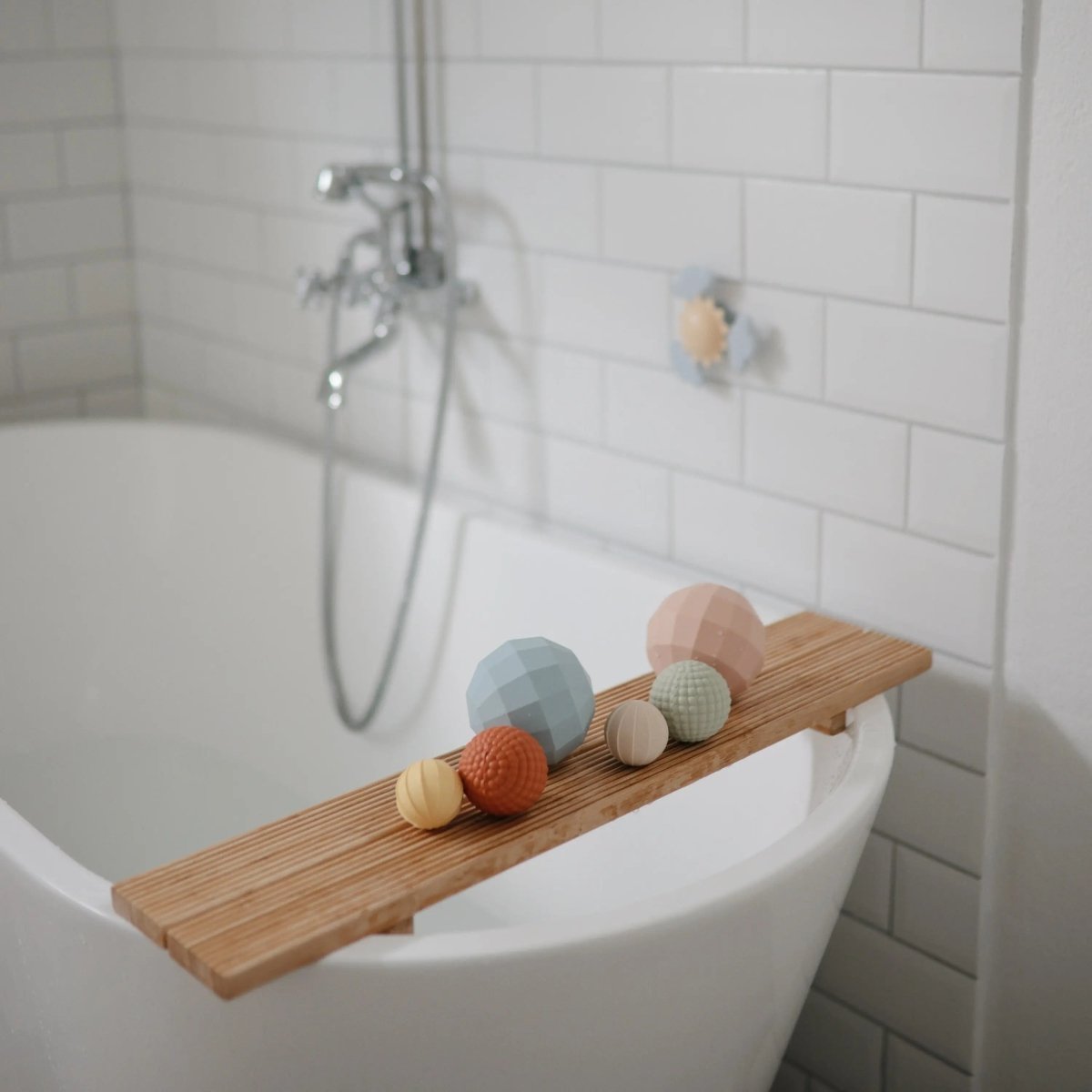 Mushie Nesting Spheres Sensory Toy for Tactile Exploration and Development - Everetts Place Boutique - 