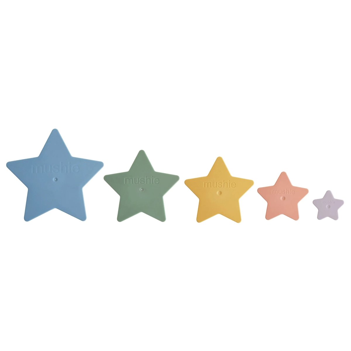 Mushie Nesting Stars Toy Set for Kids Aged 10 Months to 3 Years - Everetts Place Boutique - 