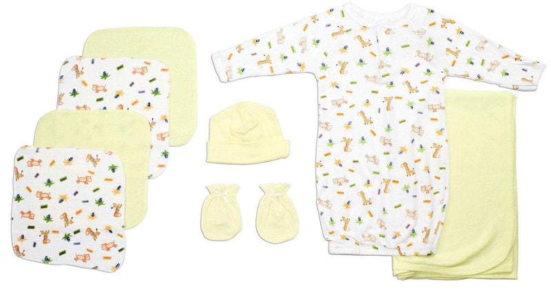 Neutral Newborn BabyThis newborn layette set is crafted from soft, cozy cotton fabric, providing maximum comfort for little ones. Perfect as a baby shower gift for expectant mothers, thEveretts Place: Online Boutique 