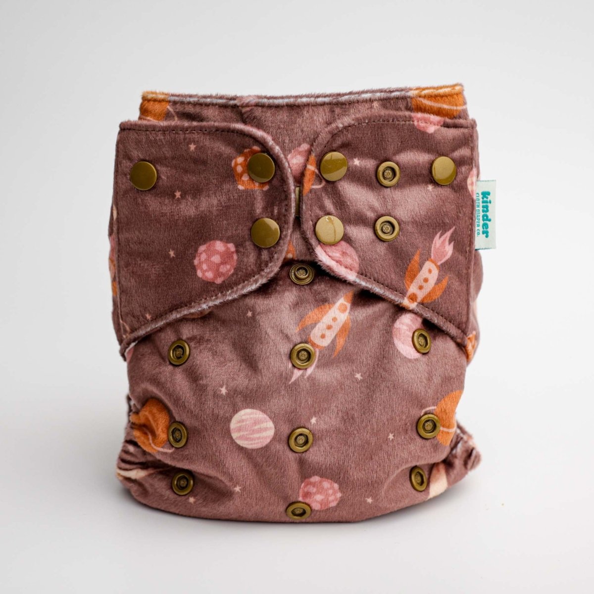 Patterned Lounger Pocket Cloth Diaper — Minky Fleece with Athletic Wicking Jersey - Everetts Place Boutique - Pocket Diaper