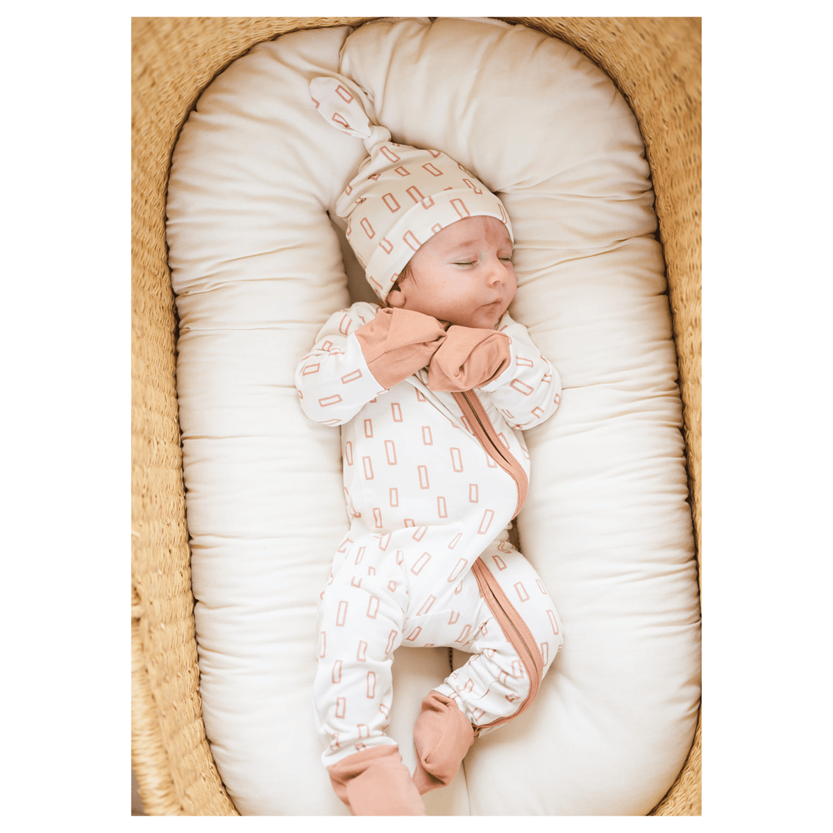 Neutral Rectangle Baby Pajamas | Zipper Romper - Child, Baby & Toddler Clothing, Comfort, Toddler, Infant | Everetts Place