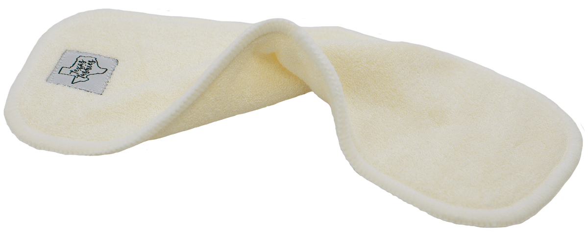 Bamboo Terry Cloth Diaper Inserts, Newborn, 3 Layer by Texas Tushies