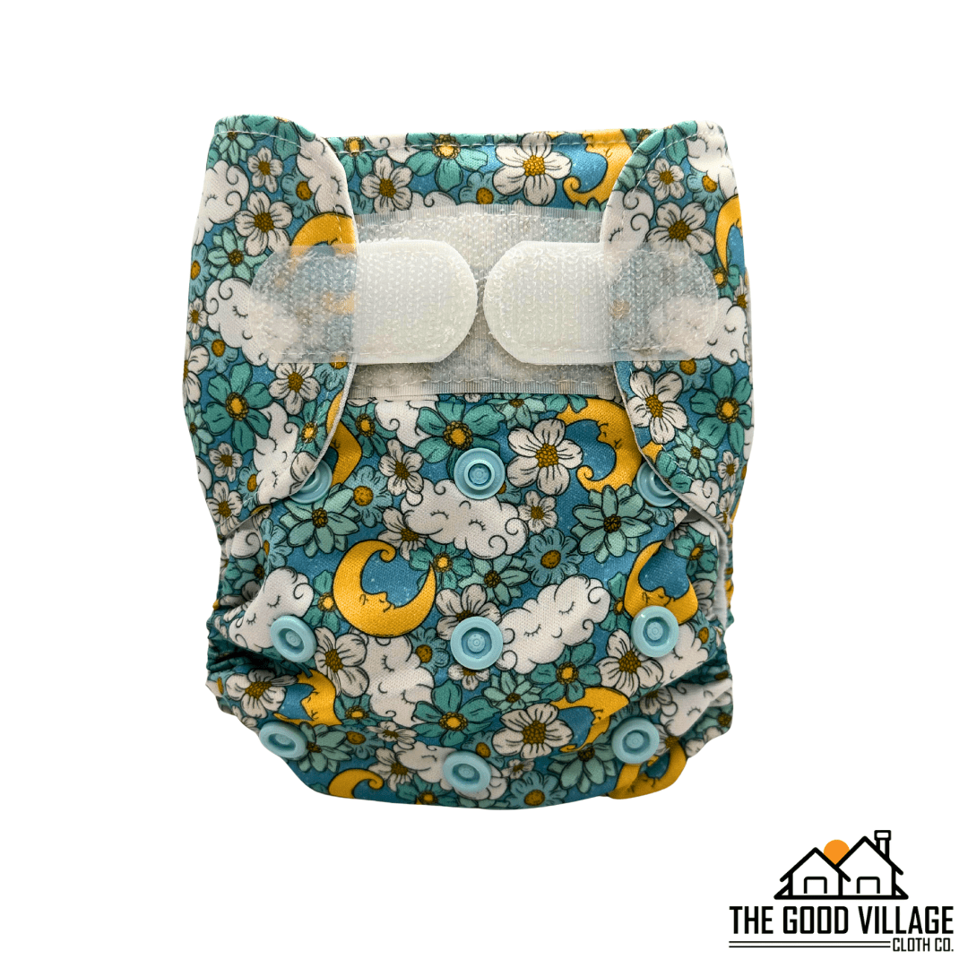 The Good Village Cloth Co. Newborn All - in - One Diaper | Dreamweaver - 