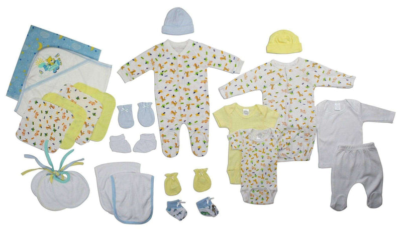 Newborn Baby Boy 23 Pc Layette Baby Shower Gift - Everetts Place: Online Boutique - Baby Clothing