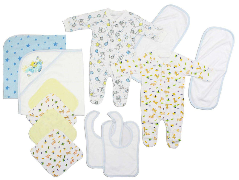 Newborn Baby BoysCurated specially for newborn babies, this 16-piece layette set offers an array of soft and cozy cotton baby clothes that offer snug comfort. An ideal gift for expecEveretts Place: Online Boutique 