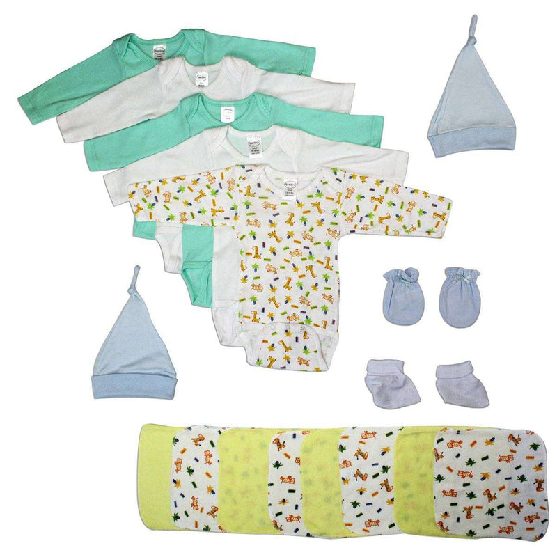 Newborn Baby Boys 21 Pc Layette Baby Shower Gift - Everetts Place: Online Boutique - Baby Clothing