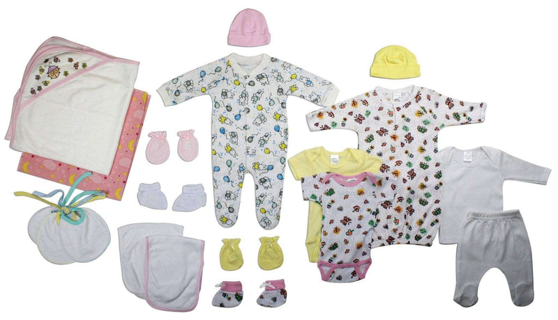 Newborn Baby Girl 19 Pc Layette Baby Shower Gift - Everetts Place: Online Boutique - Baby Clothing