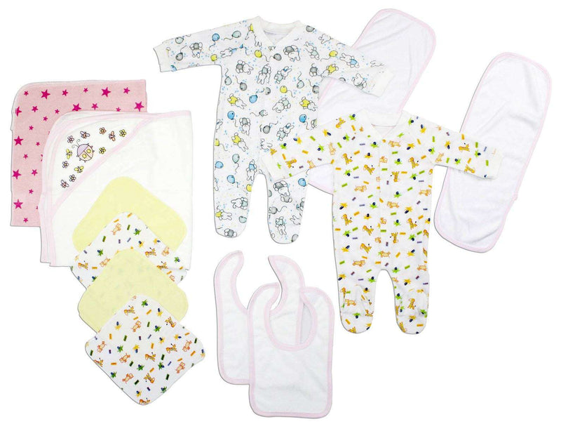 Newborn Baby Girls 16 Pc Layette Baby Shower Gift - Everetts Place: Online Boutique - Baby Clothing