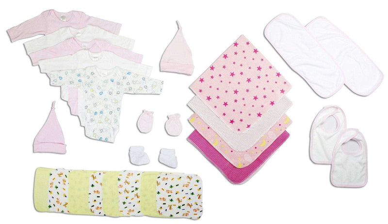 Newborn Baby Girls 17 Pc Layette Baby Shower Gift - Everetts Place: Online Boutique - Baby Clothing