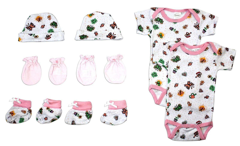 Newborn Baby GirlsThis Bambini layette set is perfect for newborns, made with soft cotton for ultimate comfort. An ideal gift for expectant mothers, it features expandable shoulder neEveretts Place: Online Boutique 