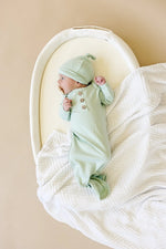 Little Joy Co. Newborn Bamboo Gown And Hat Set By Little Joy Co Boutique - Everetts Place Boutique - 