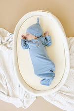 Little Joy Co. Newborn Bamboo Gown And Hat Set By Little Joy Co Boutique - Everetts Place Boutique - 