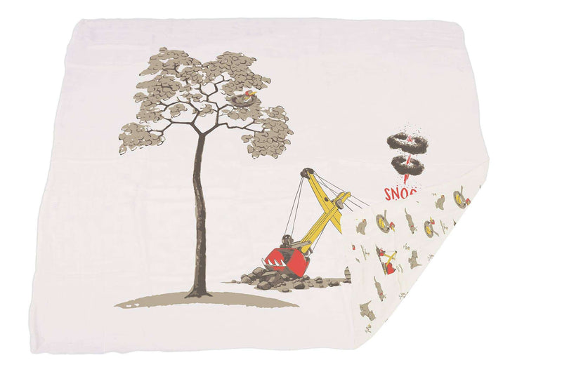 Newcastle Classics Are You My Mother Bamboo Muslin Blanket 100 Percent Natural 47 Inch x 47 Inch Newcastle Classics