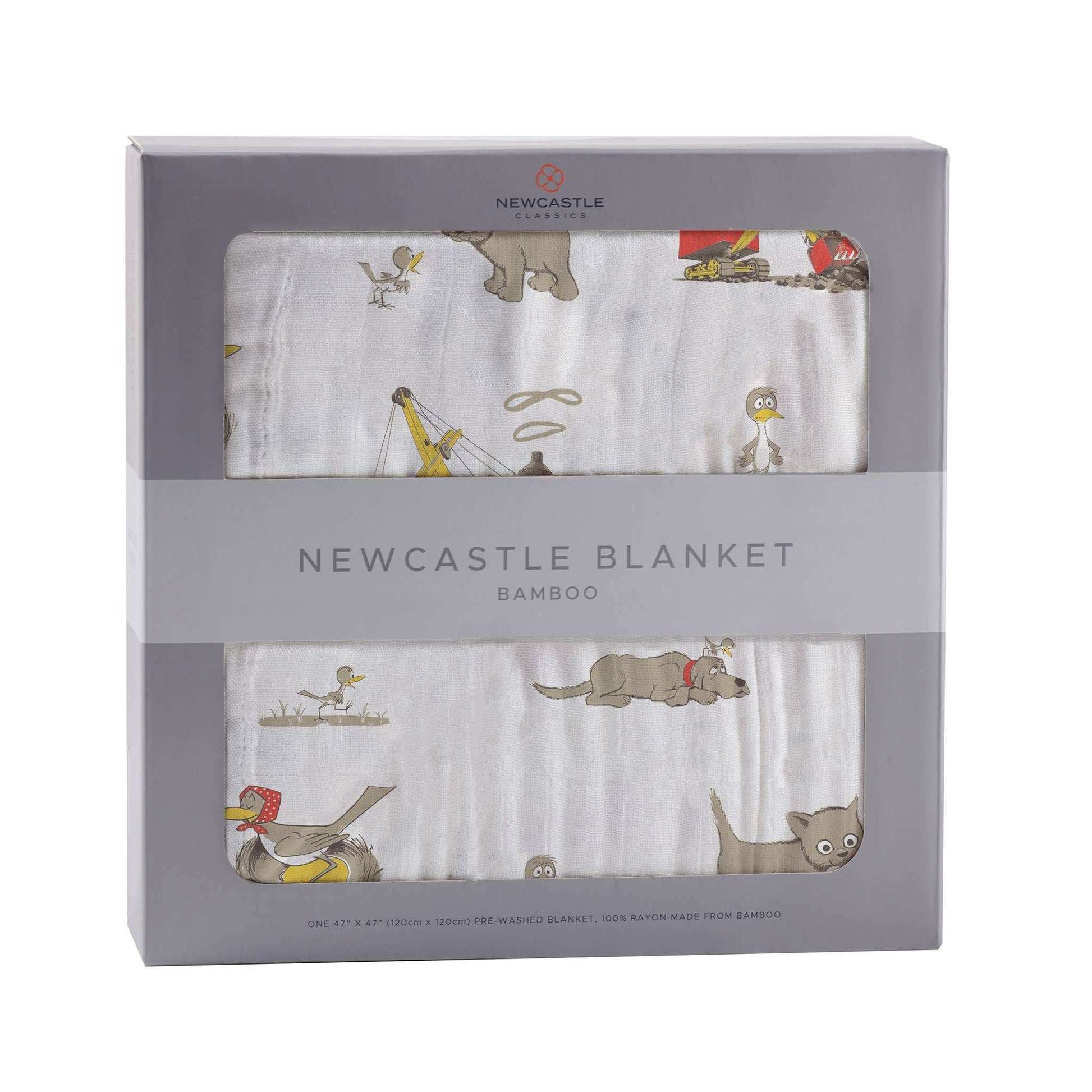 Newcastle Classics Are You My Mother Bamboo Muslin Blanket 100 Percent Natural 47 Inch x 47 Inch Newcastle Classics