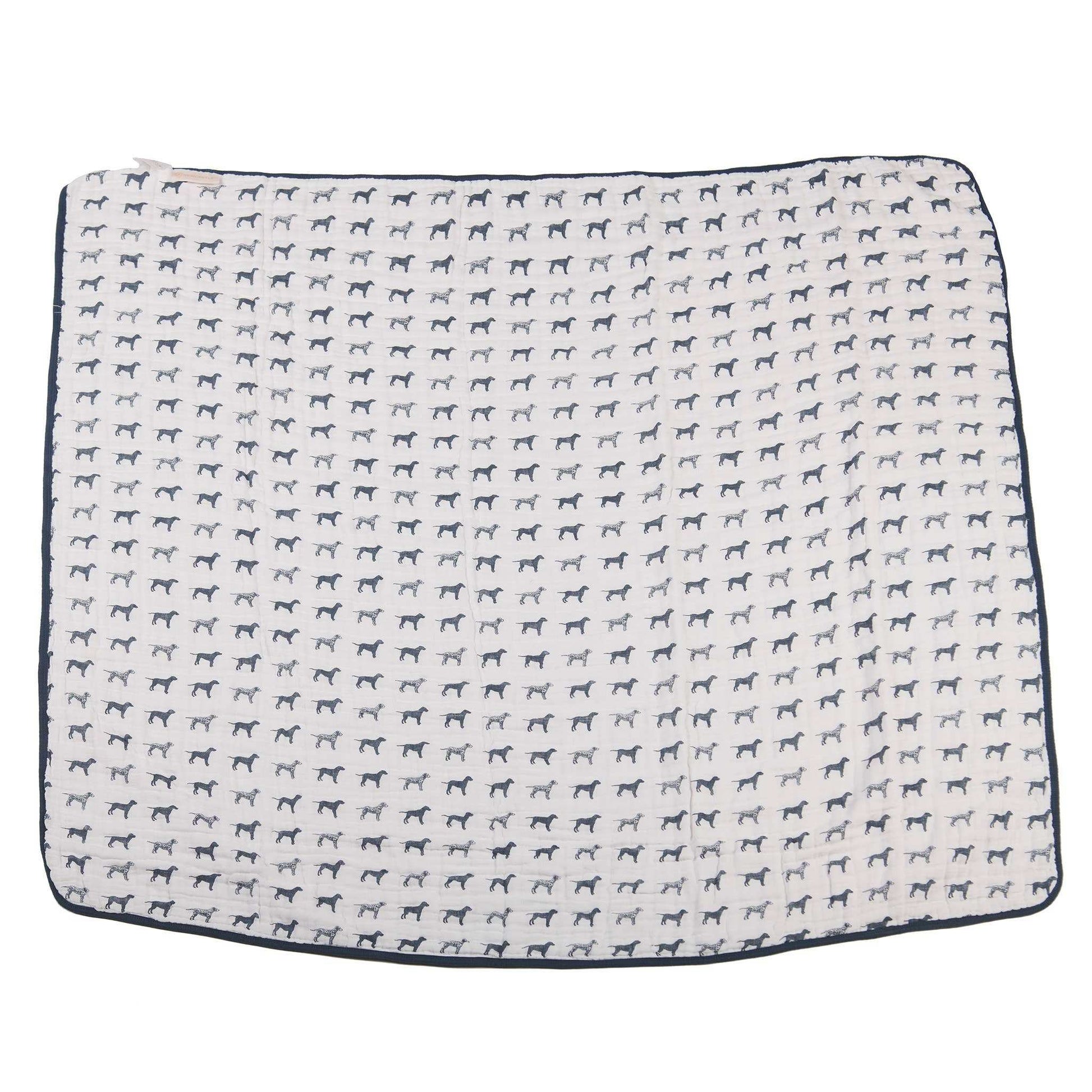 Newcastle Classics Fire Truck and Dalmatian Cotton Blanket 47 x 47 Inches Newcastle Classics