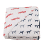 Newcastle Classics Newcastle Classics Cotton Blanket with Fire Truck and Dalmatian Design for Kids - Baby & Toddler Beds & Blankets