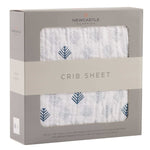 Newcastle Classics Glacier Branch Cribsheet with 100 Percent Natural Cotton for Babies - Baby & Toddler Beds & Blankets