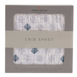 Newcastle Classics Glacier Branch Cribsheet with 100 Percent Natural Cotton for Babies - Baby & Toddler Beds & Blankets