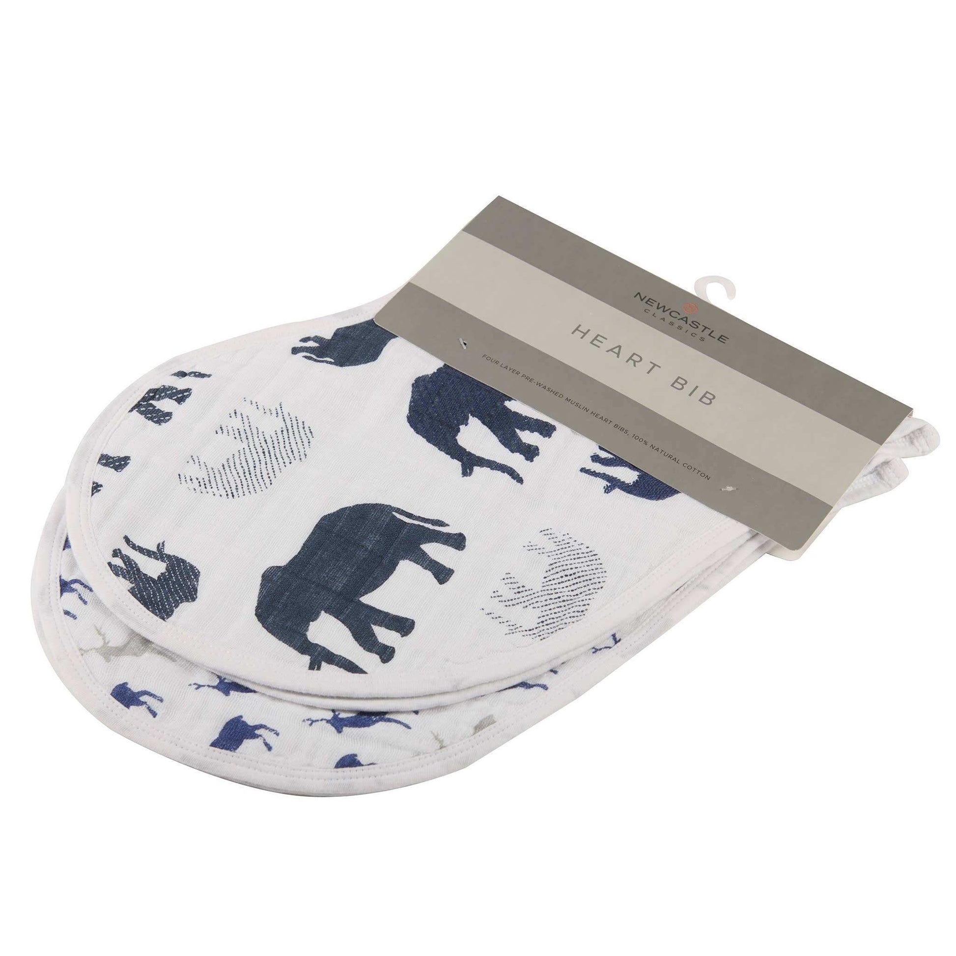 Newcastle Classics In The Wild Elephant Burp Cloth Set Of 2 Newcastle Classics