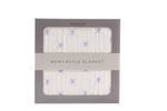 Newcastle Classics Newcastle Classics Lavender Flower And White Bamboo Muslin Blanket For KidsEveretts Place
