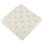Newcastle Classics Newcastle Classics Lavender Flower And White Bamboo Muslin Blanket For KidsEveretts Place