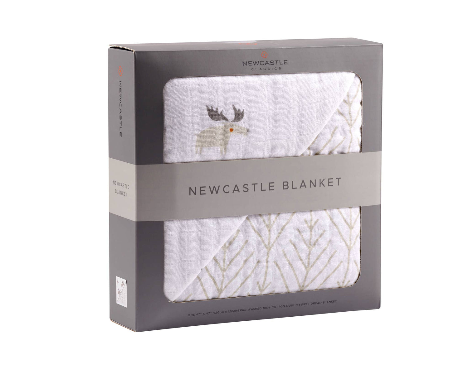 Newcastle Classics Newcastle Classics Mister Moose and Forest Arrow Cotton Muslin Blanket for KidsEveretts Place
