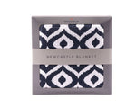 Newcastle Classics Newcastle Classics Moroccan Blue Cotton Muslin Blanket with Four Layers for Cozy Living - Home & Garden > Linens & Bedding > Bedding > Blankets Baby Blanket